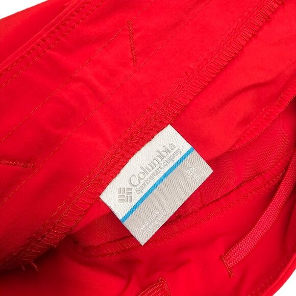 Columbia Womens Tidal Shorts Size  3X PFG Red NWT UPF 50 Plus Size - Picture 4 of 8